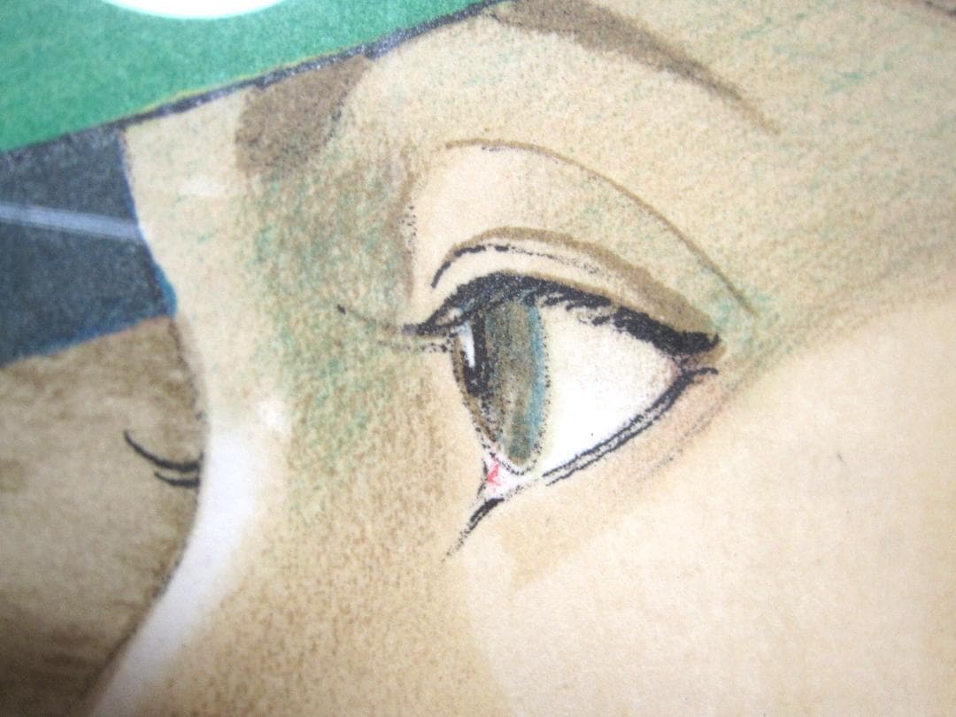 奥津国道 プチ シャポー リトグラフ 婦人画 163/180