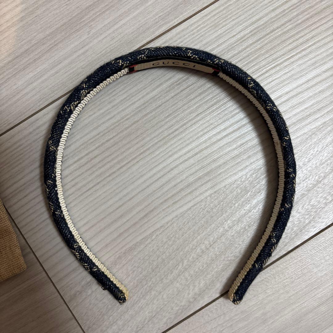GUCCI カチューシャ　デニム