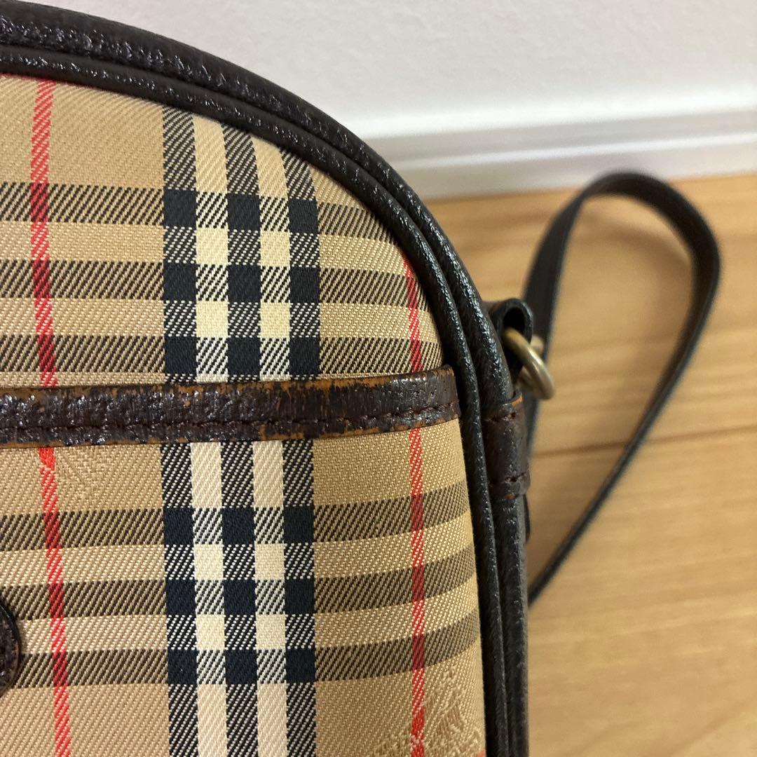 Burberry チェック柄ショルダーバッグ
