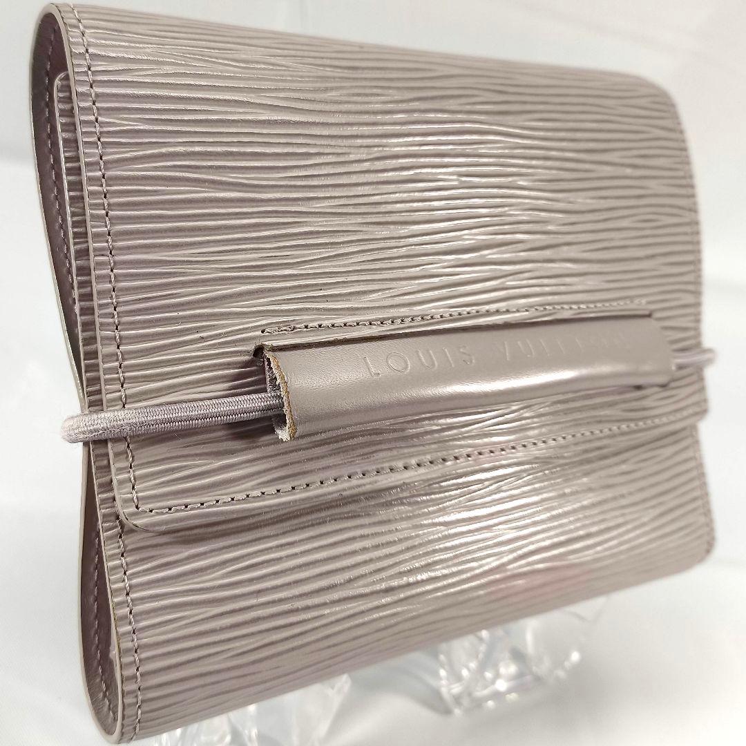 美品 ルイヴィトン エピ ポルトフォイユ エラスティック コンパクトウォレット