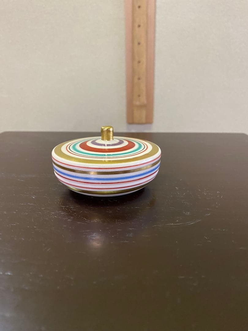 茶道具/独楽香合 『コマ 』 宮川(真葛)香斉 茶会 茶の湯