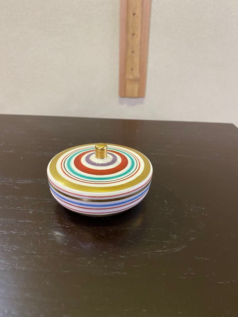 茶道具/独楽香合 『コマ 』 宮川(真葛)香斉 茶会 茶の湯