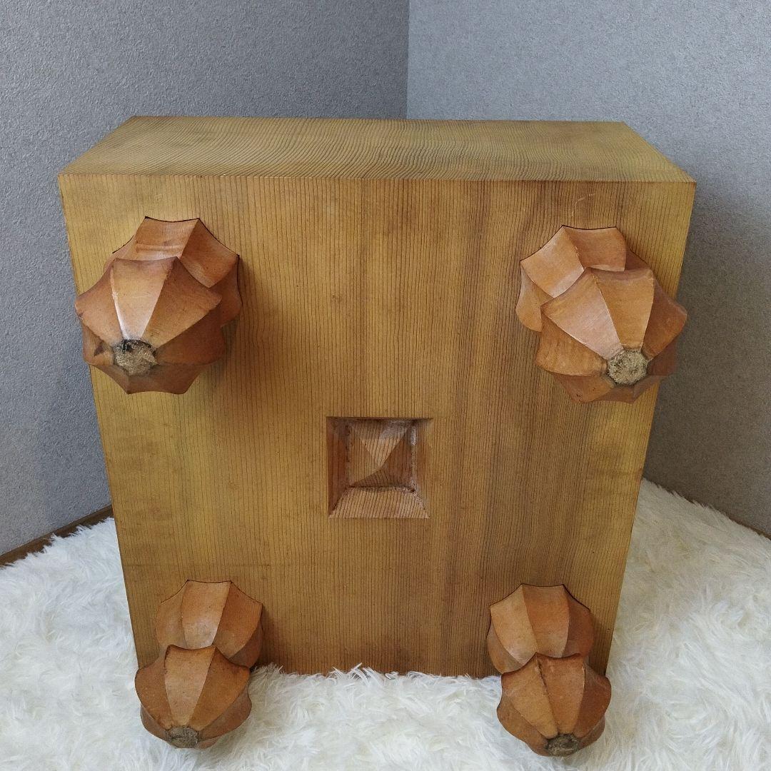 囲碁盤 本榧 天地柾目 ヘソ・脚付き 特大6.5寸 碁石付き