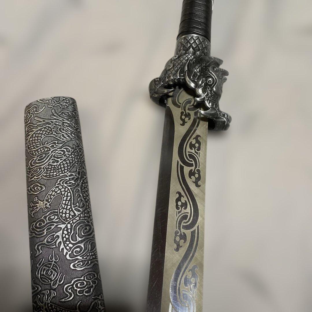 模造刀 中華宝刀剣 龍泉宝剣 唐横刀一体型刀剣