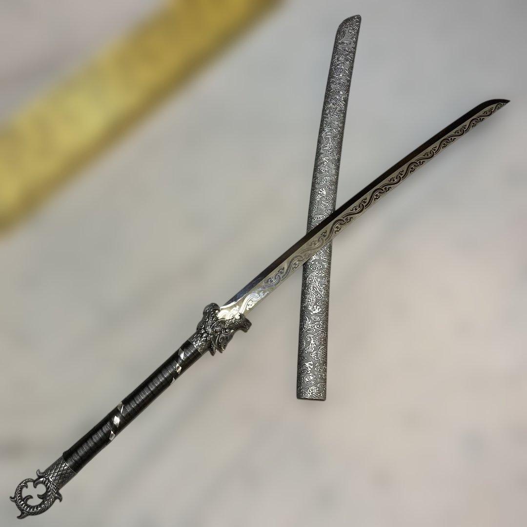 模造刀 中華宝刀剣 龍泉宝剣 唐横刀一体型刀剣