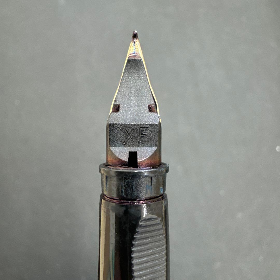 Parker 万年筆 シルバー ゴールドクリップ　ペン先18K