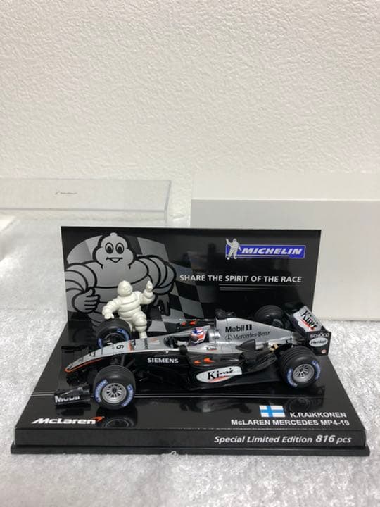 【コンプリート】マクラーレンメルセデス ライコネン ミシュラン特注 1/43