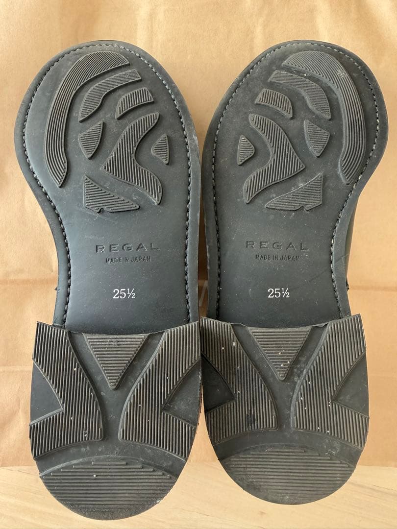 REGAL リーガル　Uチップ バイカラー　紺白　本革　W21C