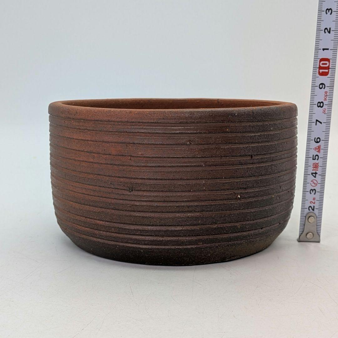 岡山県重要無形文化財 伊勢崎満 備前焼 建水 共箱栞 抹茶道具 茶器 茶こぼし