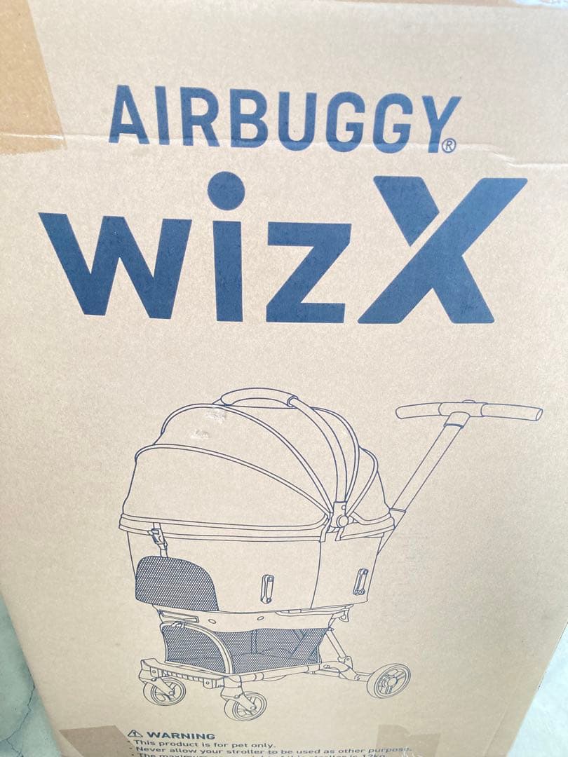 ☆未使用.AIRBUGGY エアバギー wizX ペットカート ビンテージカーキ
