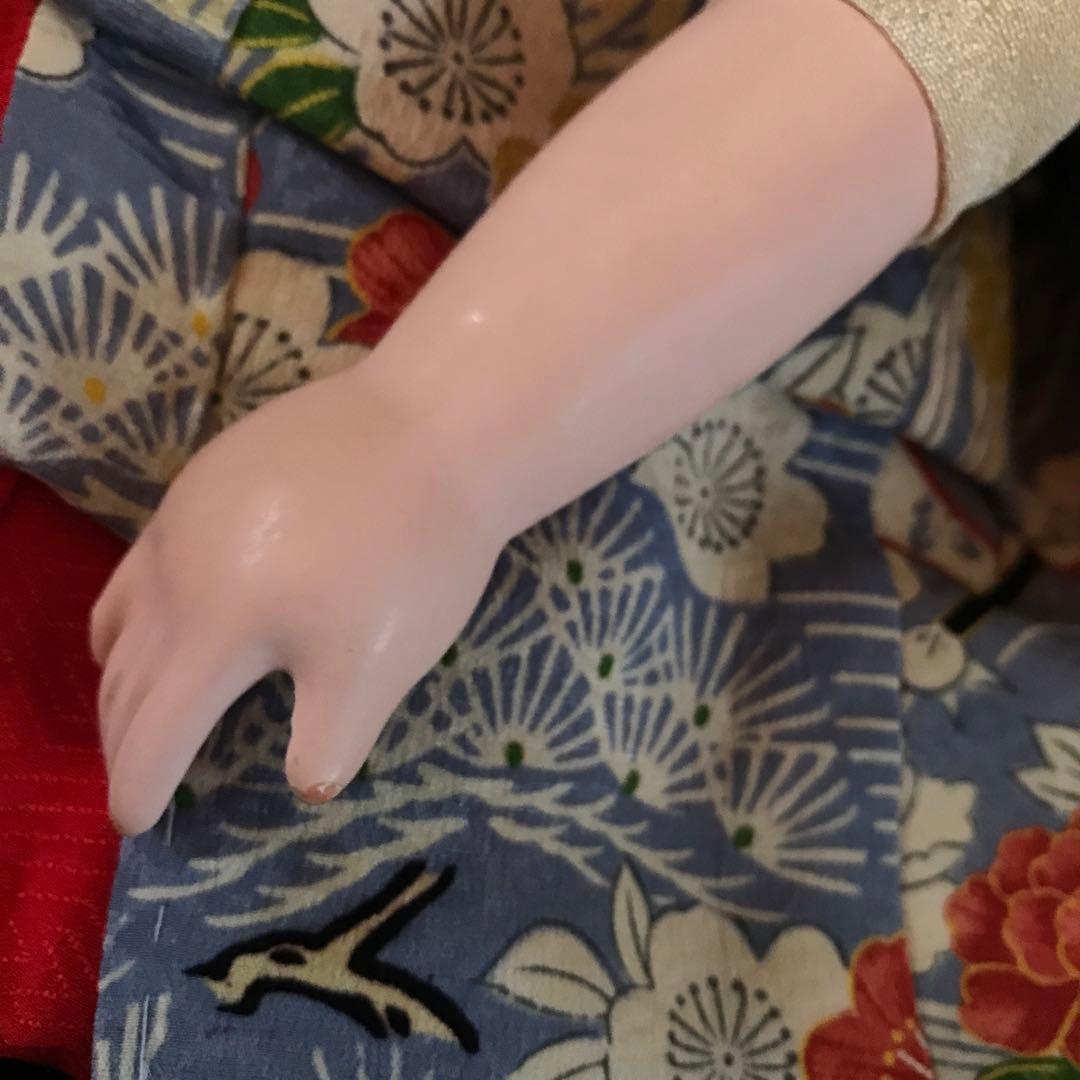 市松人形　春水　12号　昭和初期　鳴きます