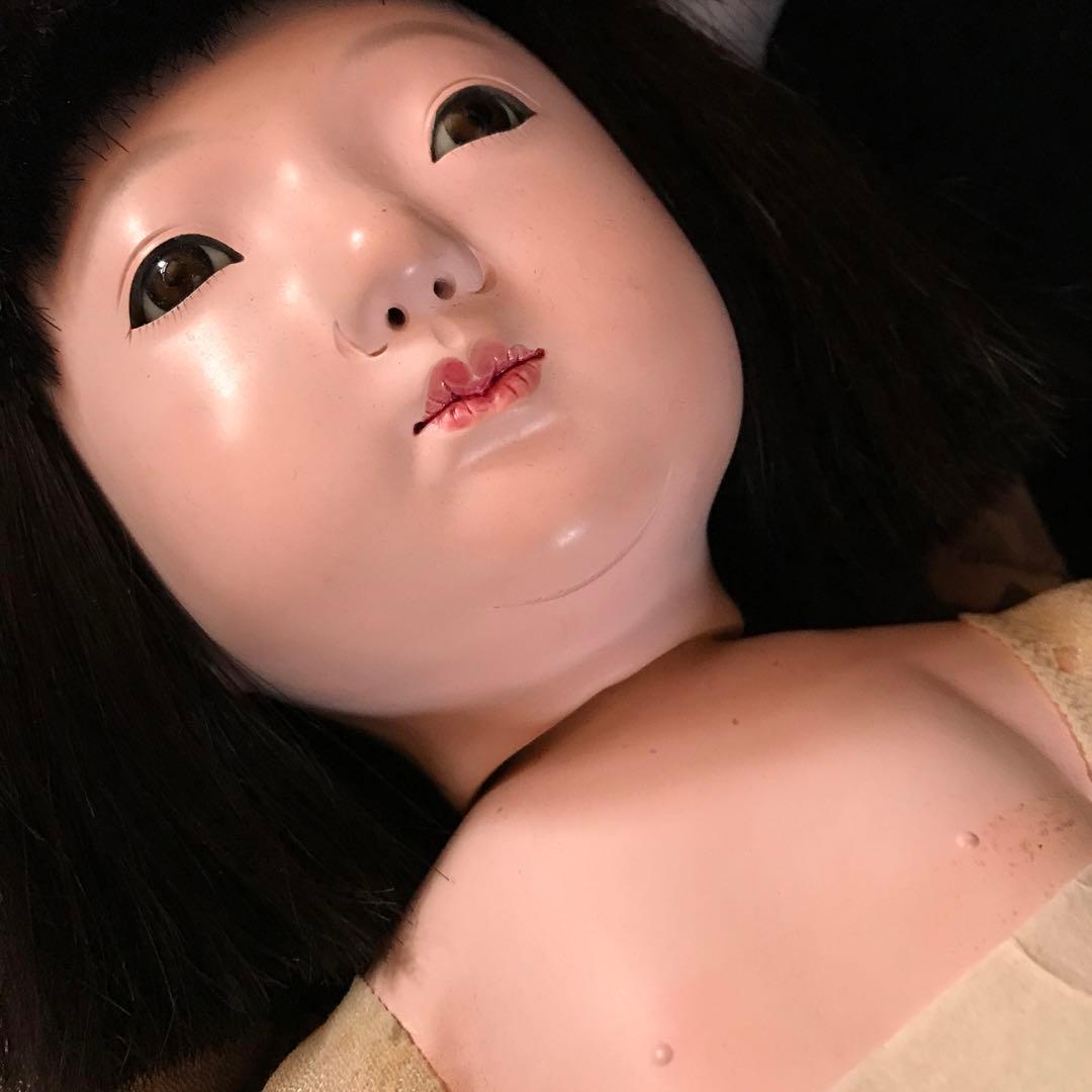 市松人形　春水　12号　昭和初期　鳴きます