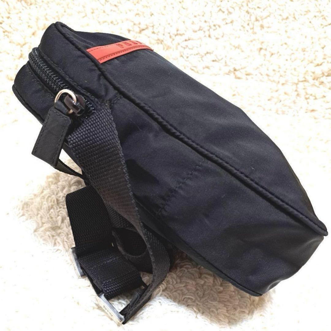 PRADA　プラダスポーツ　ナイロン　ショルダーバッグ　斜め掛け　ポーチ　白タグ
