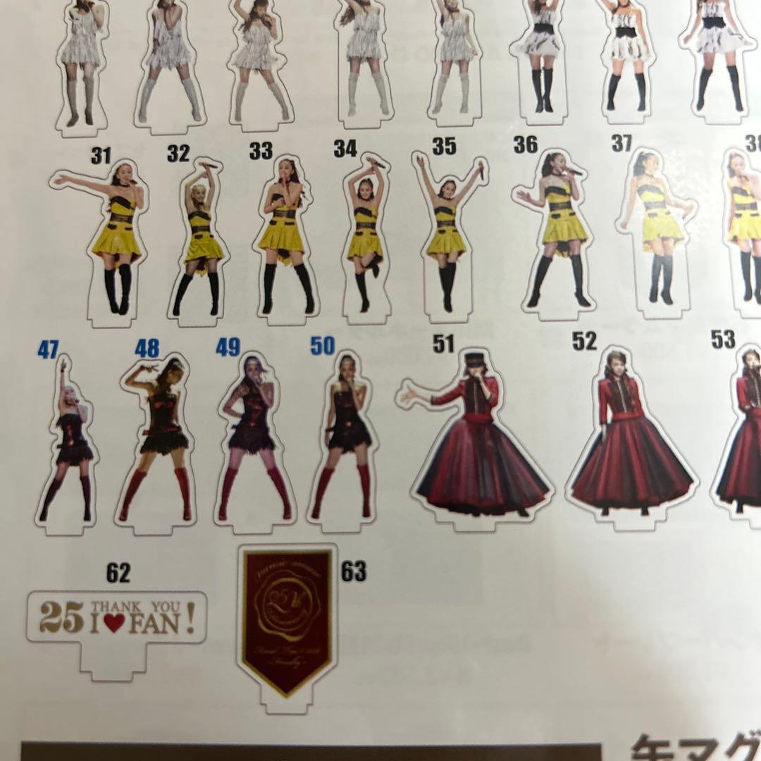 安室奈美恵 Final Space アクリルスタンド、マステ