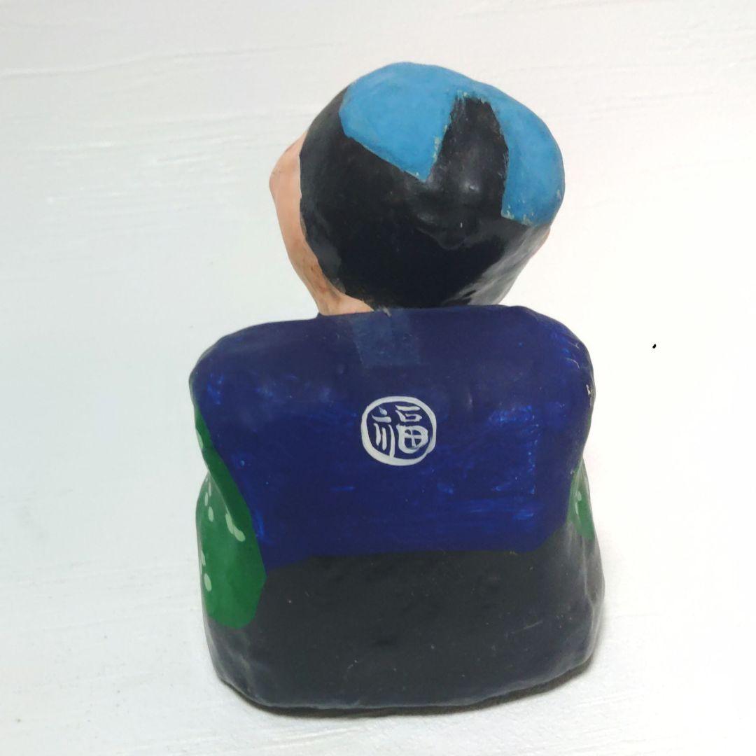 春日部張り子　踊り福助　首ふり人形　五十嵐健二　カ10