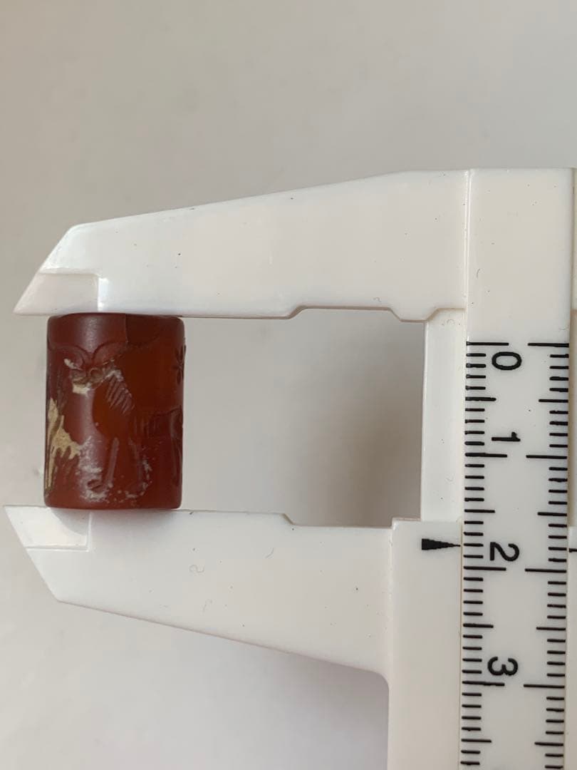 古代メソポタミア　円筒印章　紀元前　出土　ガンダーラ　エジプト　根付　とんぼ玉