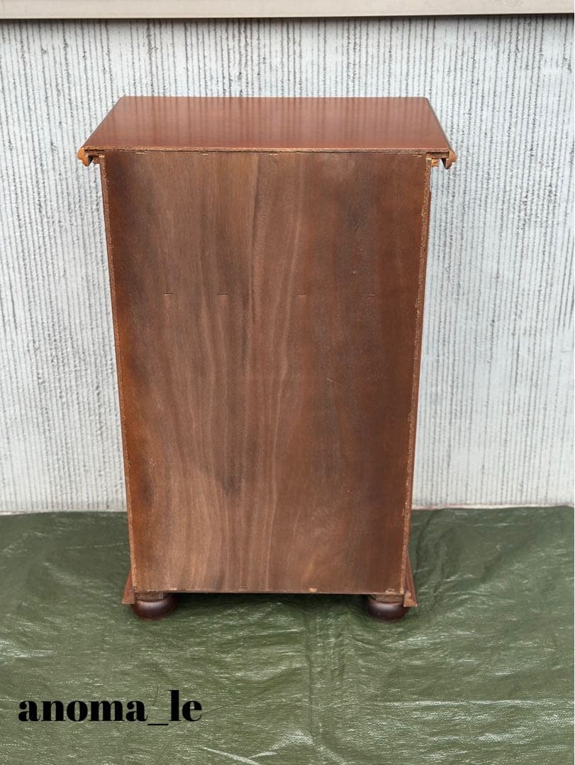 【チェスト】イタリア　象嵌　3段収納　花台　飾り棚　アンティーク　インテリア◎