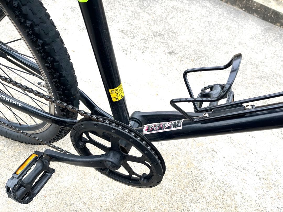 マウンテンバイク クロスバイク 26インチ ブラック 引取り限定