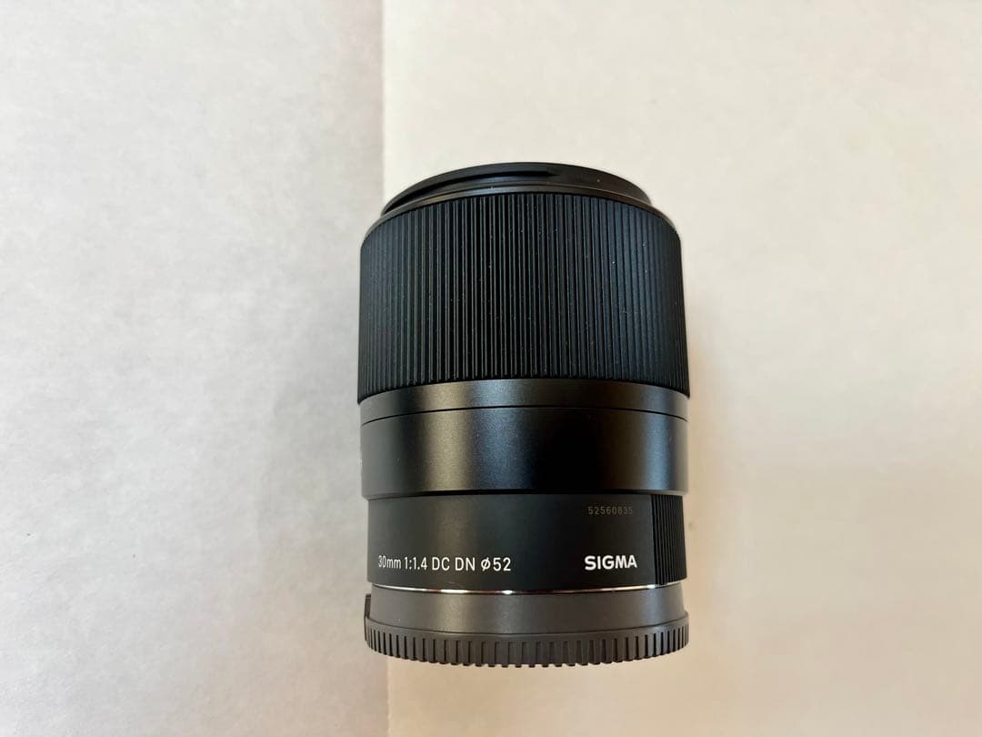 値下げ！SIGMA 30mm F1.4 DC DN 52mm