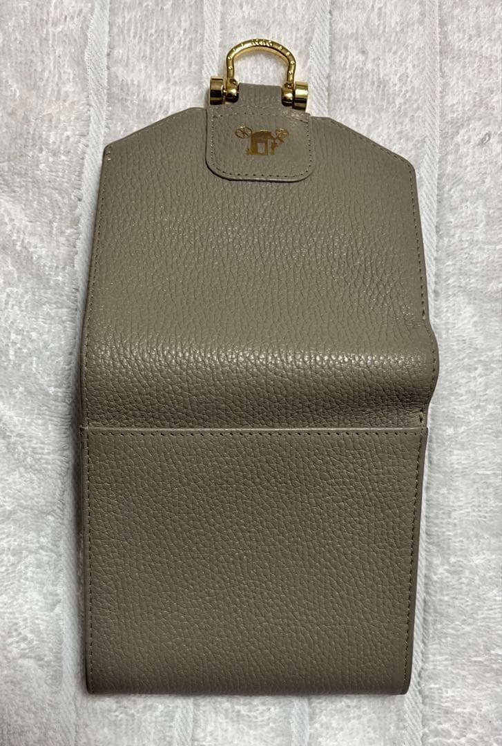 ATAO 財布 二つ折り財布 ロトロ グレージュ