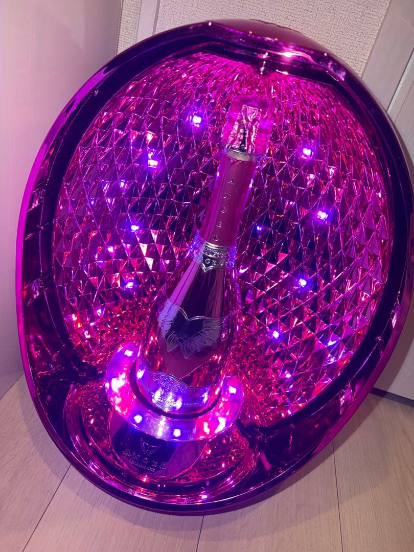 エンジェルシャンパン egg 開封済み空瓶 ピンク