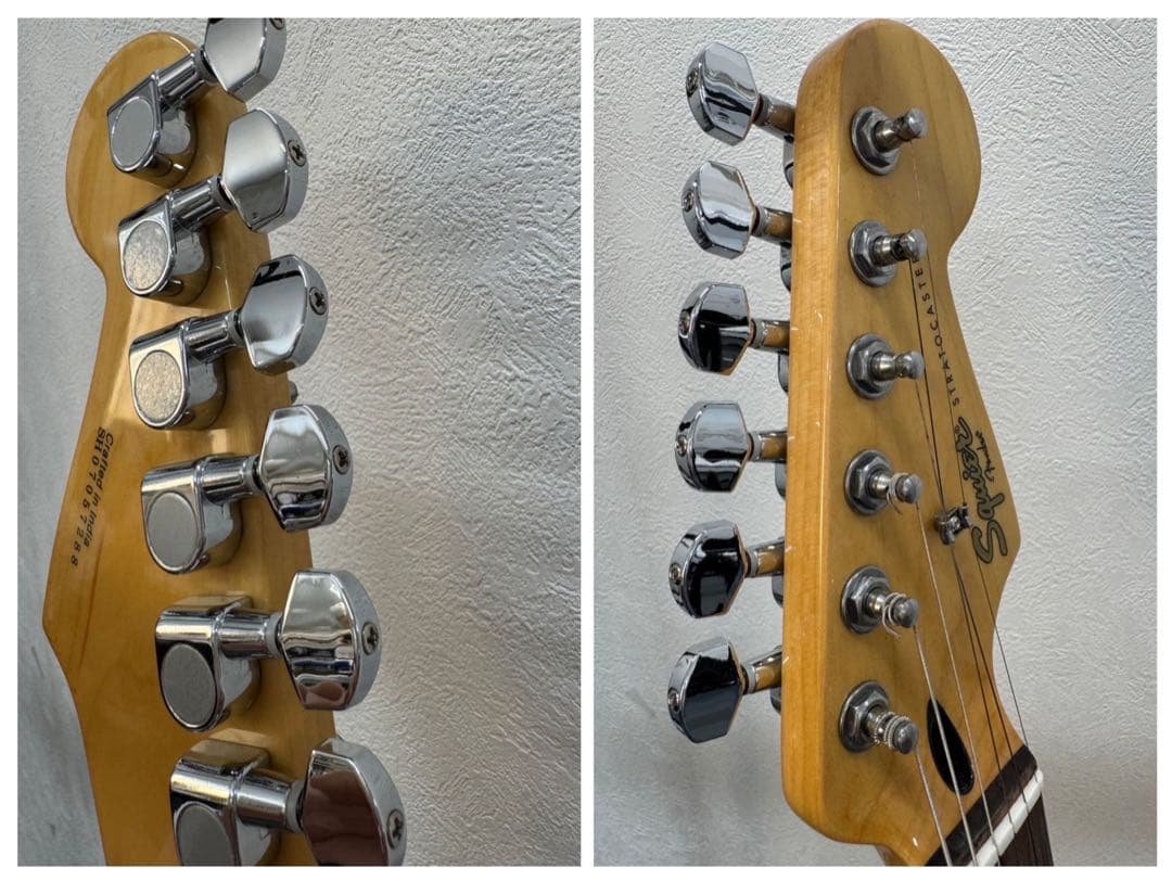 Squier ストラトキャスター サンバースト/ピックガードブラック