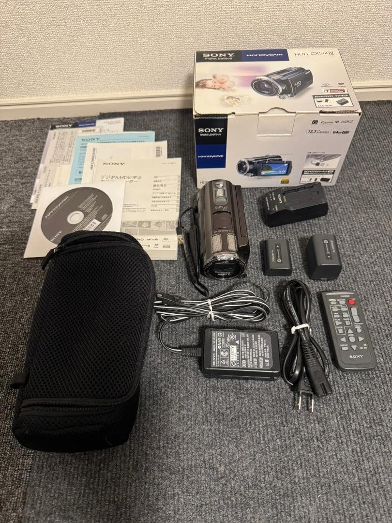 【動作確認】デジタルビデオカメラ SONY HDR-CX560V