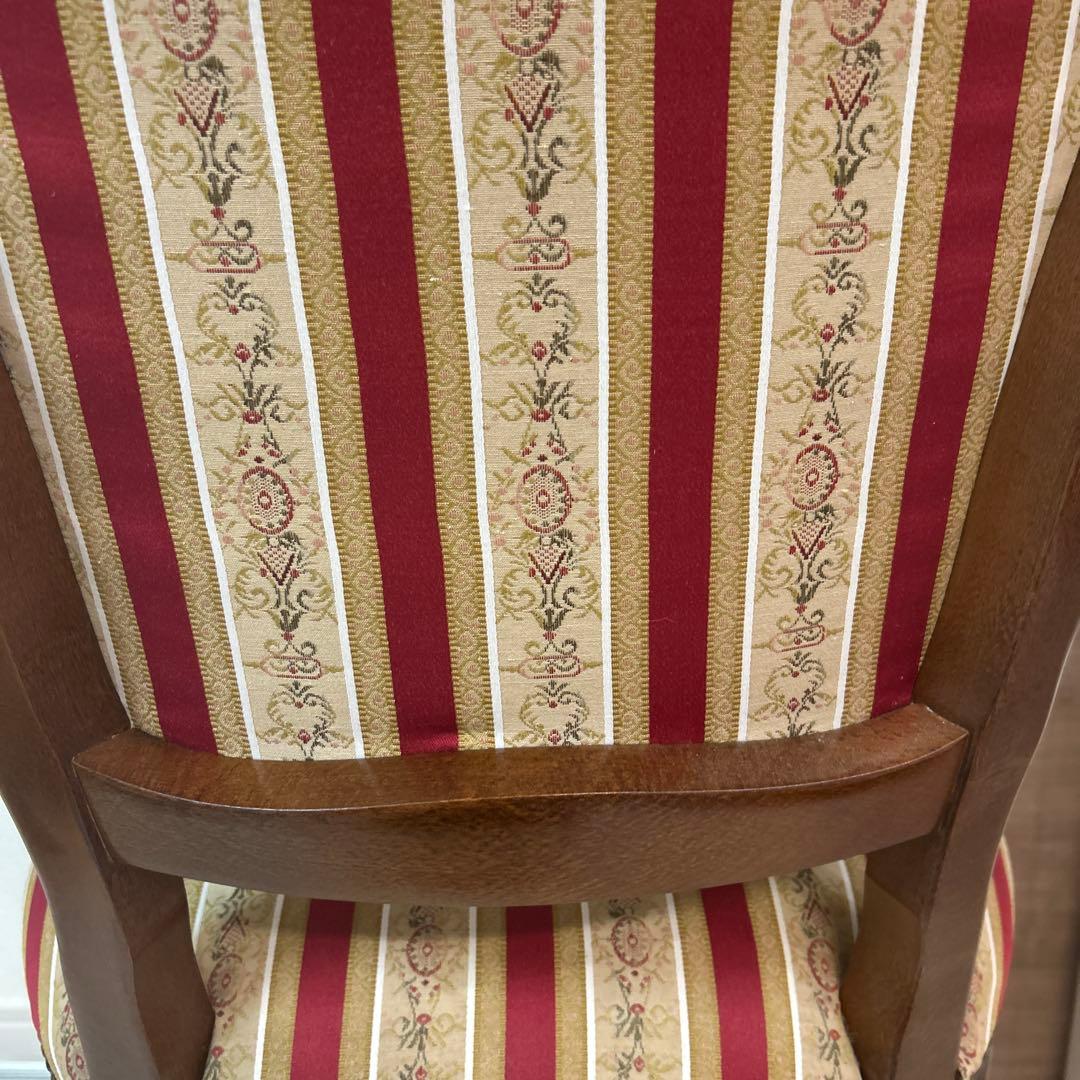 【美品】イタリア製　アームチェア　ダイニングチェア