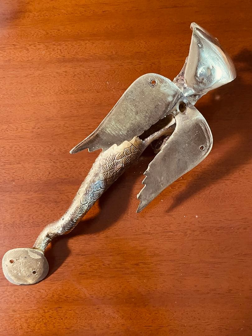 新品 送料無料 ドアハンドル ナーガ 蛇神 竜神約32㎝特大⑦