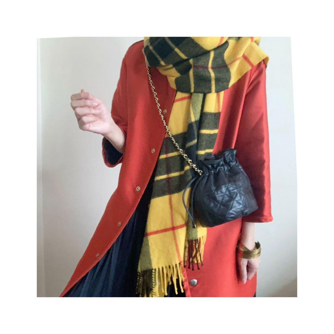 にこにこ 様♡CHANEL 巾着　マトラッセ　ラムスキン チェーンバッグ