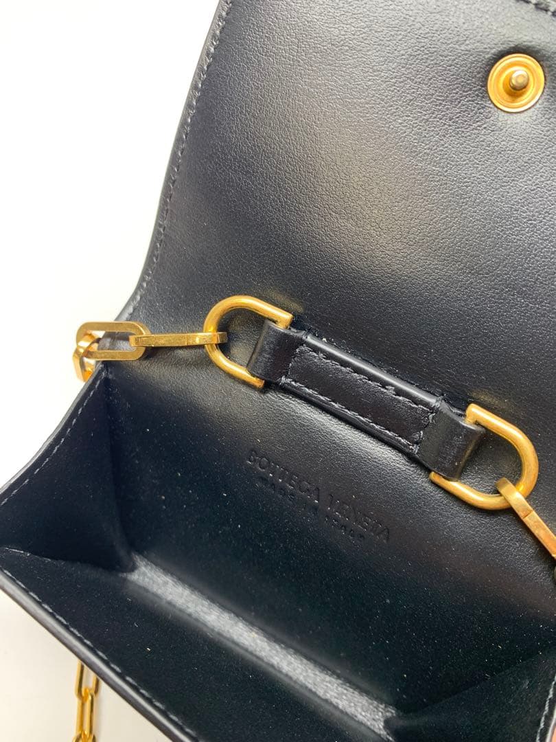 超美品　BOTTEGA VENETA Card Case On Chain