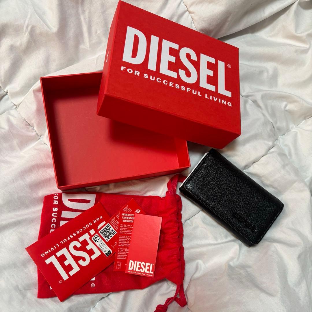 DIESEL 黒 キーケース ボックス付き