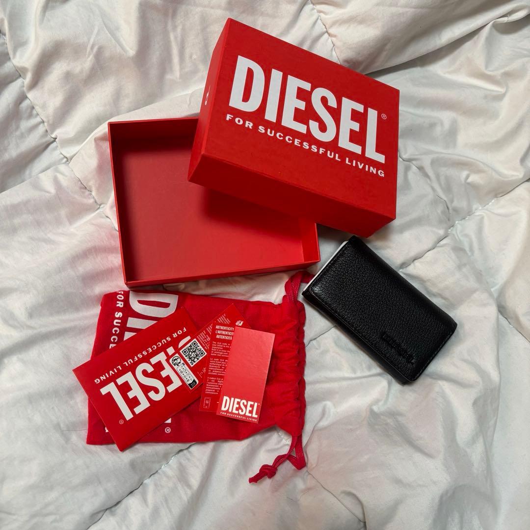 DIESEL 黒 キーケース ボックス付き