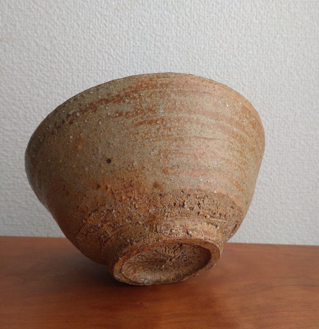 矢野直人　伊羅保茶碗「銘：山風」　唐津　殿山窯　桃山陶