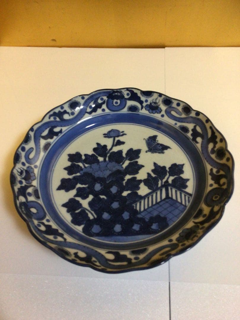 古伊万里 直径約23センチ 皿