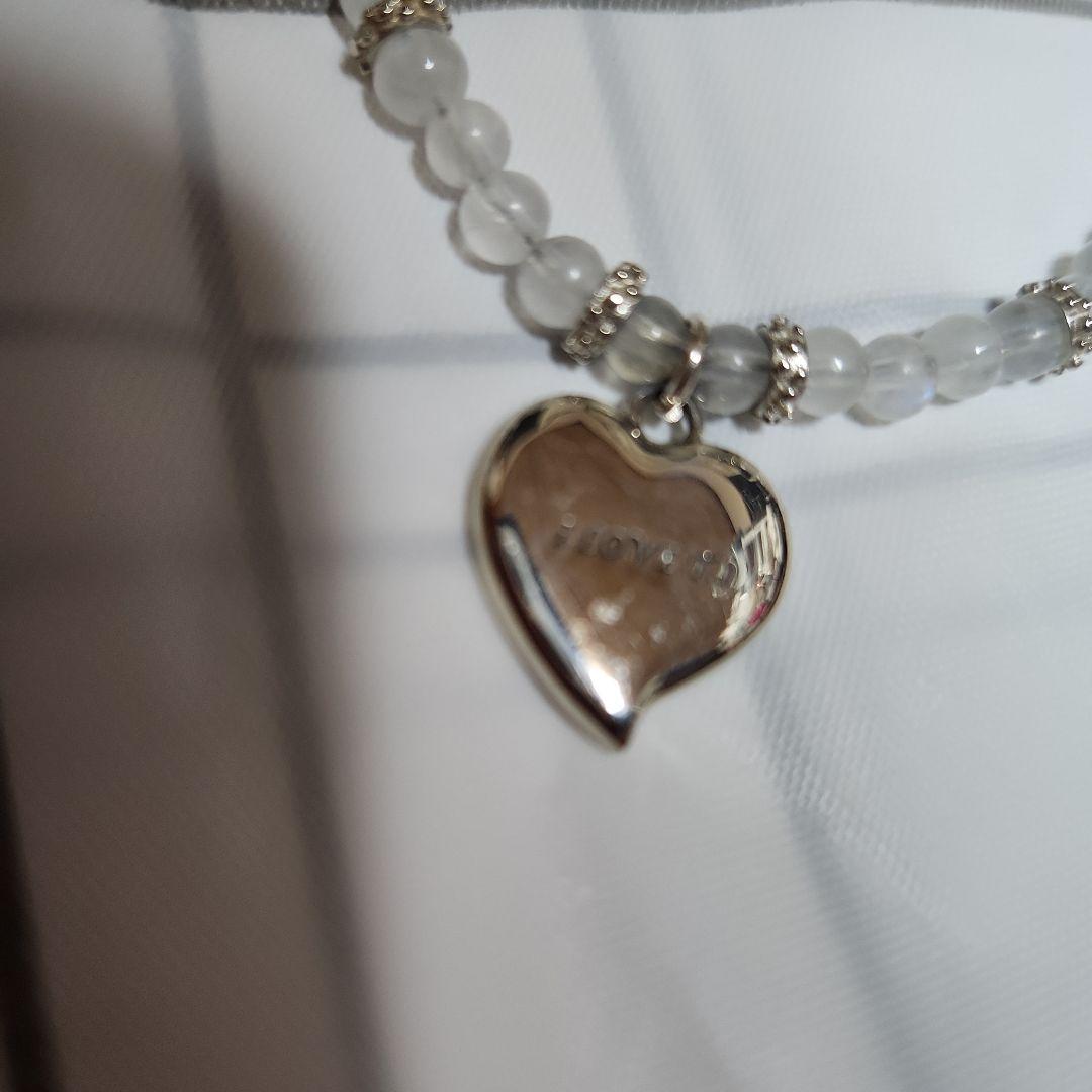 石井竜也 35周年記念 ブレスレット ハート型チャーム付き　美品