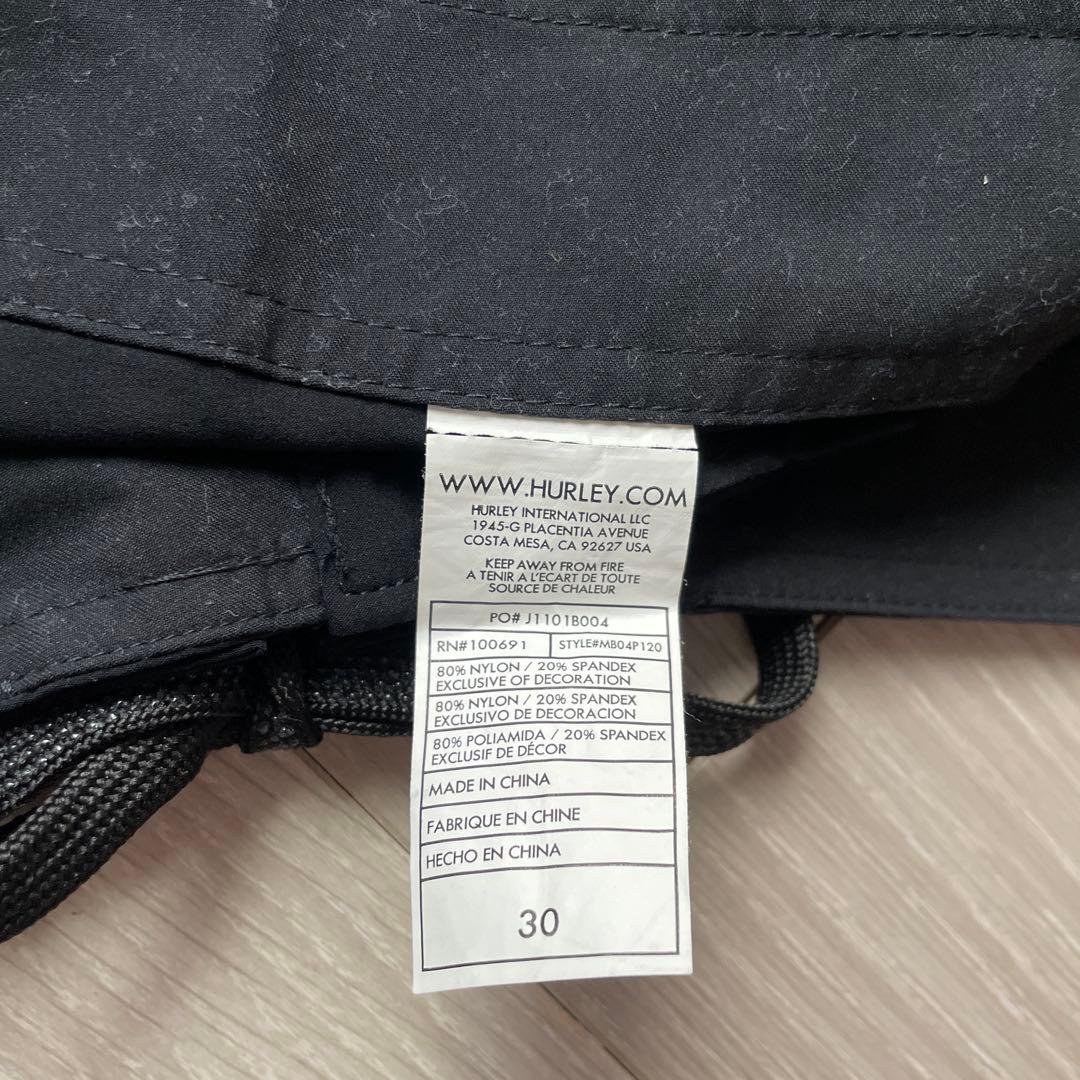 HURLEY phantom ボードショーツ ブラックモノグラム　ハーレー