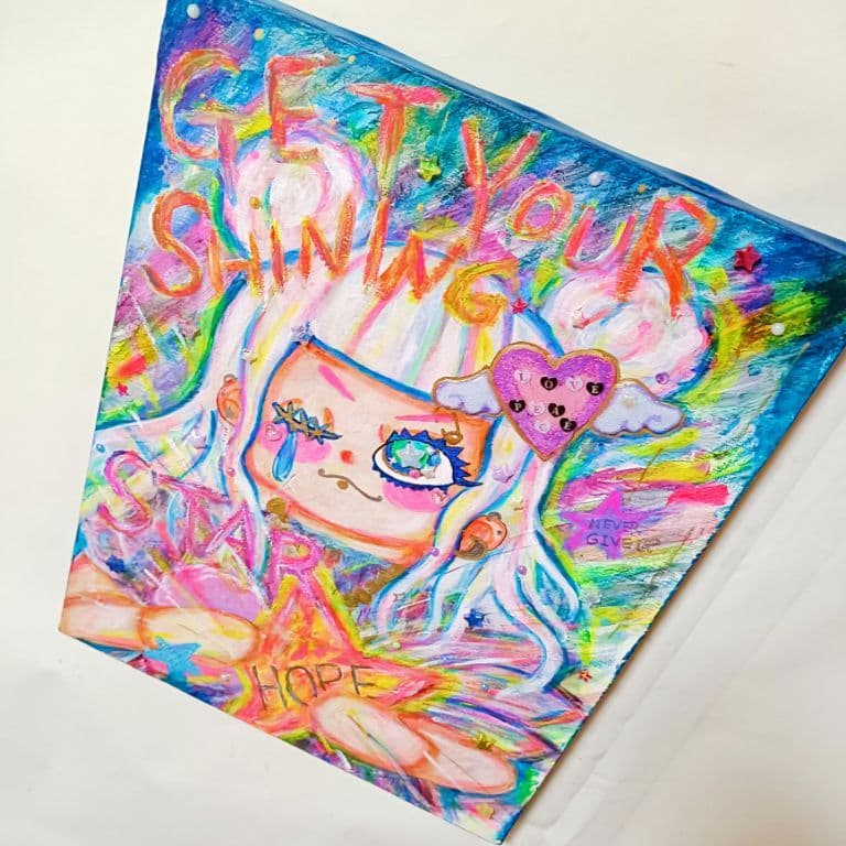 【一点物:イラストアートSALE】★GET YOUR SHINING STAR★