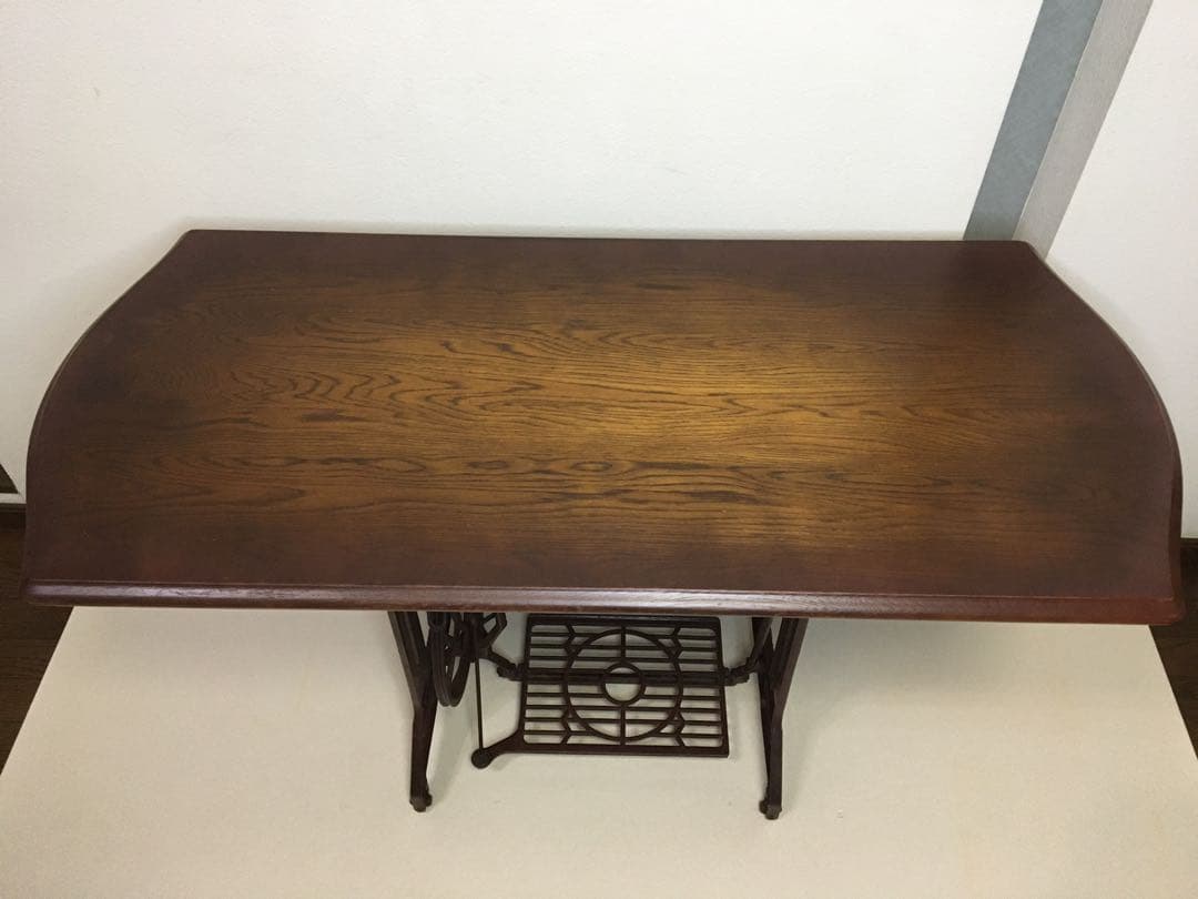 天板部のみ　ジャノメ 足踏み ミシンテーブル 飛騨産業の天板 リメイクテーブル