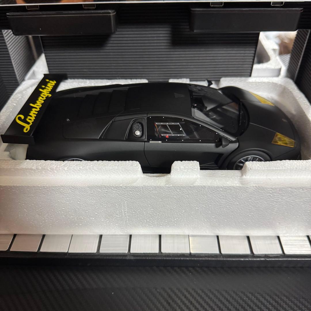 未展示品 京商 1/18 ランボルギーニ ムルシエラゴ R-GT マットブラック