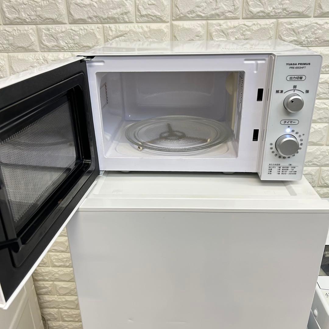 お得なセット売り　一人暮らし　冷蔵庫　洗濯機分解洗浄済み　✨✨　電子レンジ