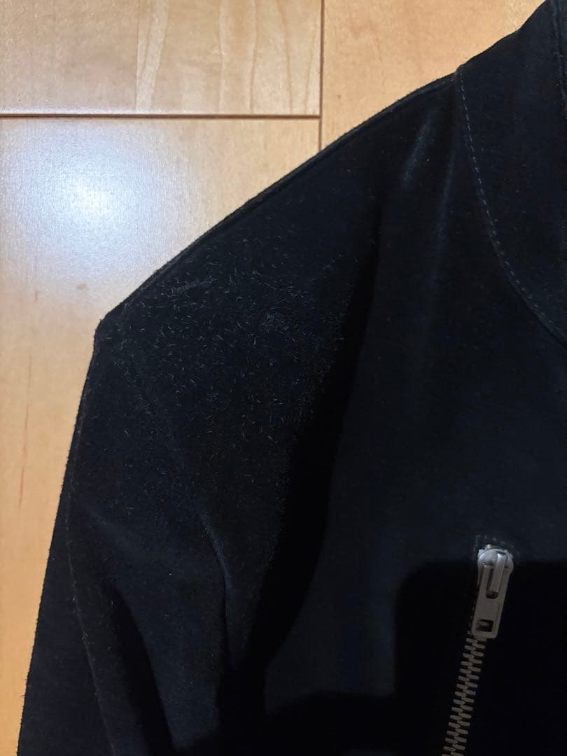 【Maison Margiela】5zip ライダース（ブラック/スエード）