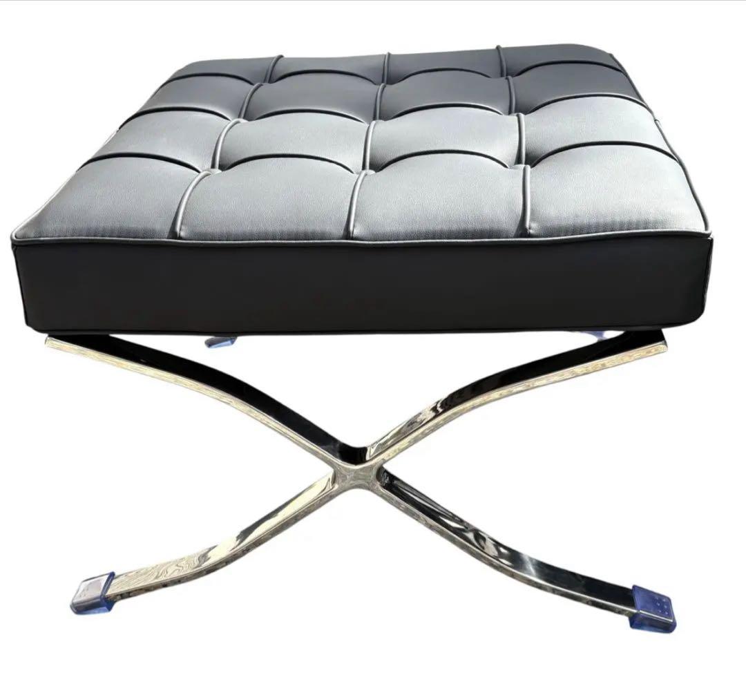 極美品　バルセロナチェア　オットマン