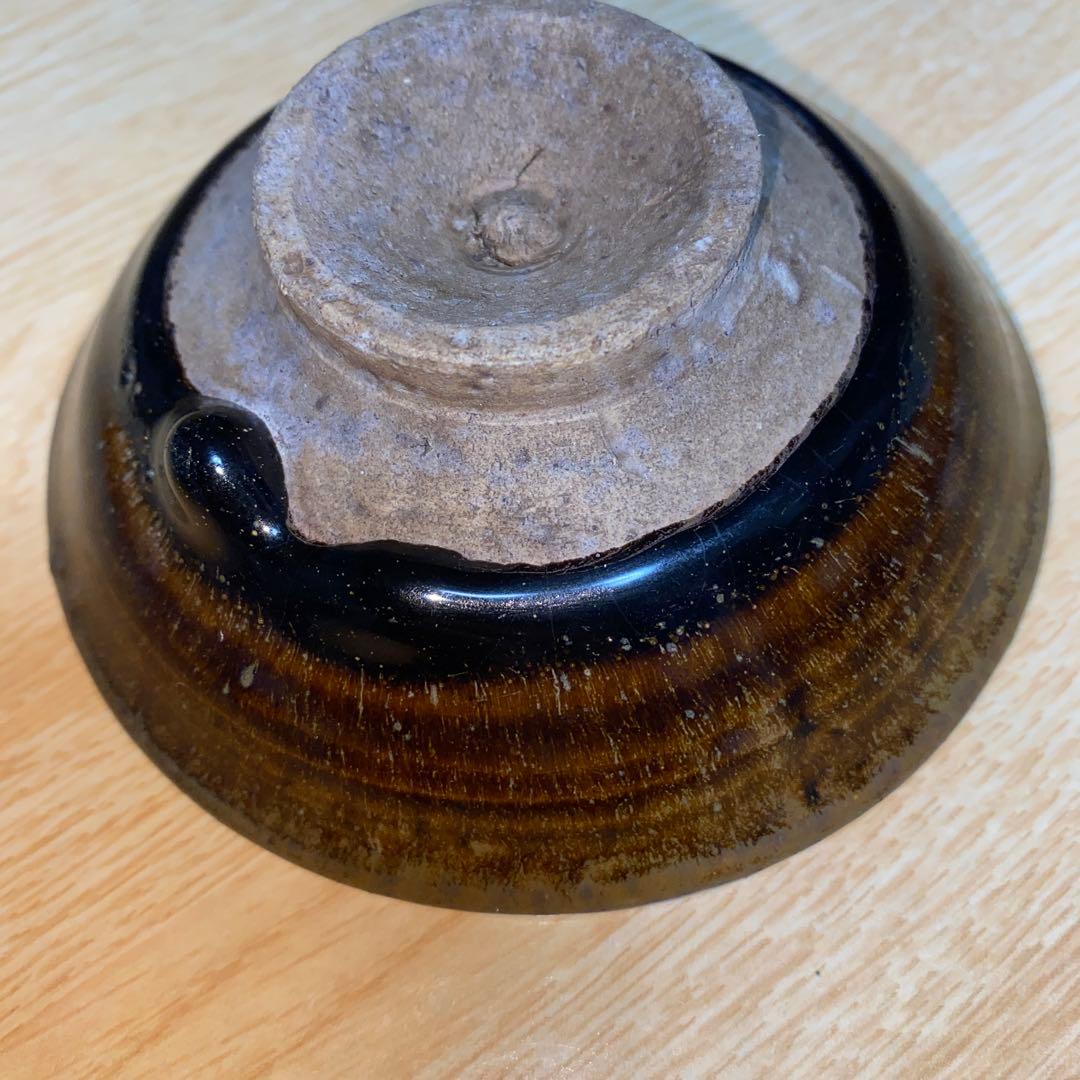 柿釉　蛙　小皿/杯　宋時代　福州窯