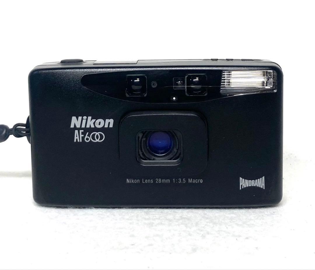 【完動品 極美品】NIKON AF600 コンパクトフィルムカメラ 純正ケース付