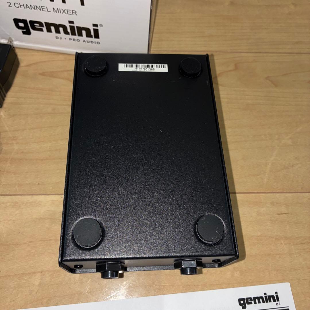 【美品】GEMINI DJ ミキサー ポータブル 2ch MM1