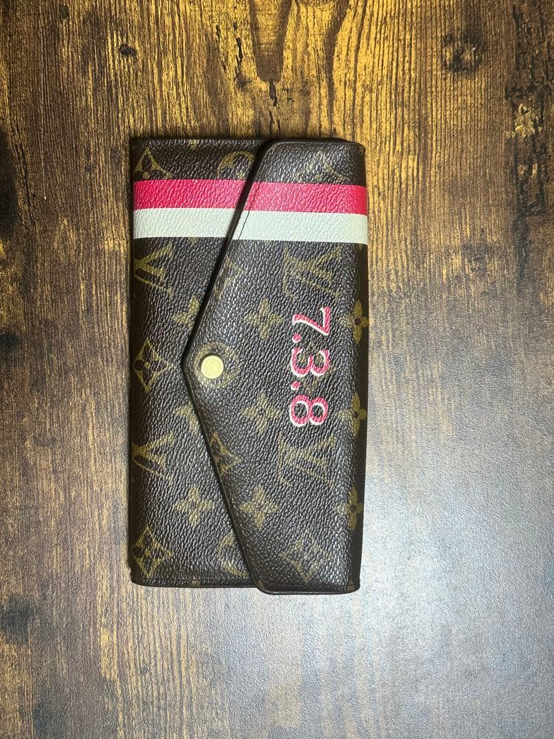 【Louis Vuitton】二つ折り財布 ブラウン/オリジナル財布/袋・箱付き