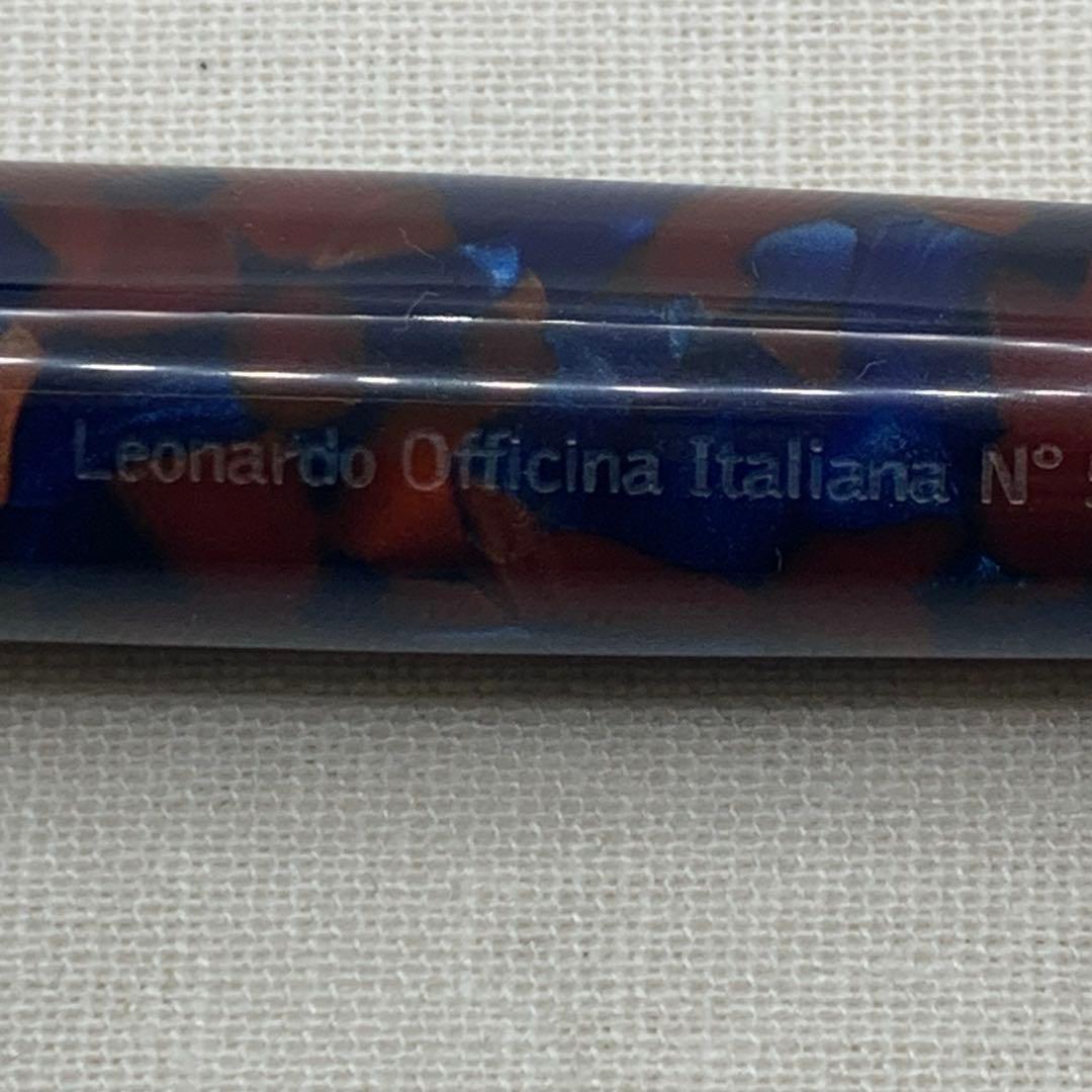 【美品】レオナルド　モーメントゼロ　万年筆　14K M ピエトラマリーナ