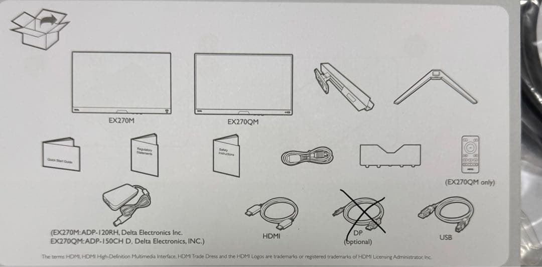 BenQ MOBIUZ EX270M ゲーミングモニター