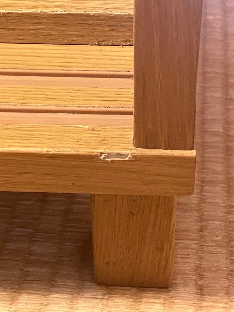 無印良品　オーク材キャビネット・ガラス扉（引戸）　廃盤